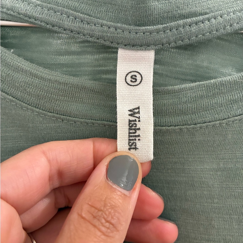 Sage Green Side Tie Dress